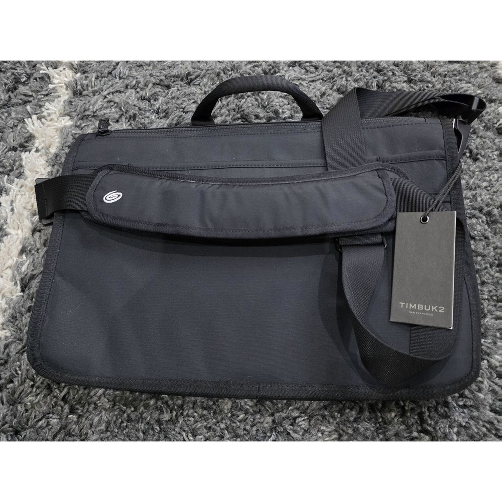 timbuk2 Corp   Transit Briefcase  Jet Black OS 1233-6114